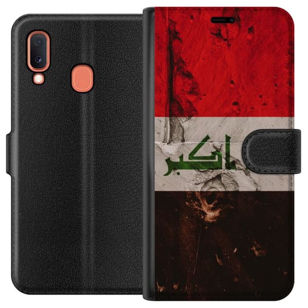 Kompatibelt Lommeboketui til Samsung Galaxy A20e Irak