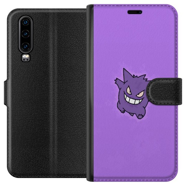 Huawei P30 Plånboksfodral Gengar (Pokémon)