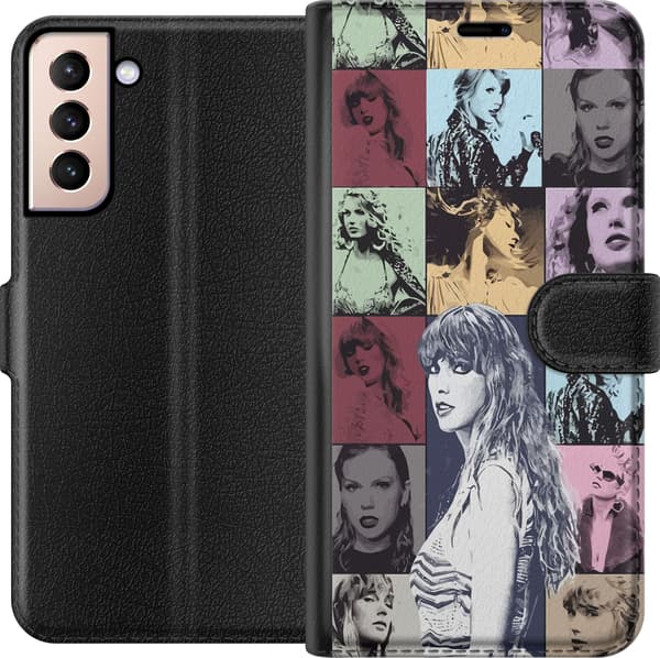 Kompatibelt Plånboksfodral till Samsung Galaxy S21 Taylor Swift