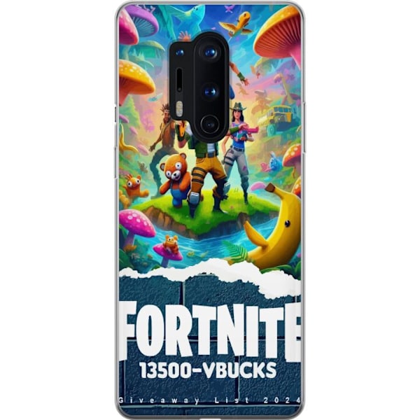 OnePlus 8 Pro Gjennomsiktig deksel Fortnite