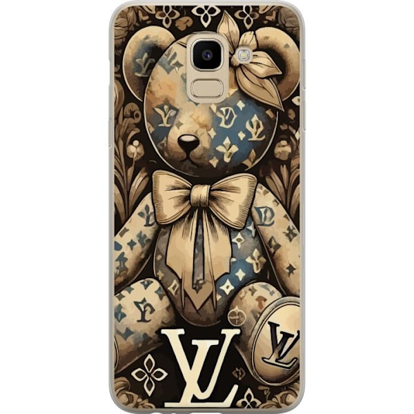 Samsung Galaxy J6 Genomskinligt Skal Teddy Vuitton