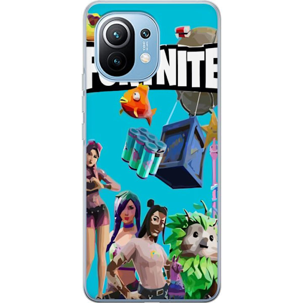 Xiaomi Mi 11 Gjennomsiktig deksel Fortnite