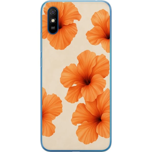 Xiaomi Redmi 9A Gjennomsiktig deksel Papaya Punch