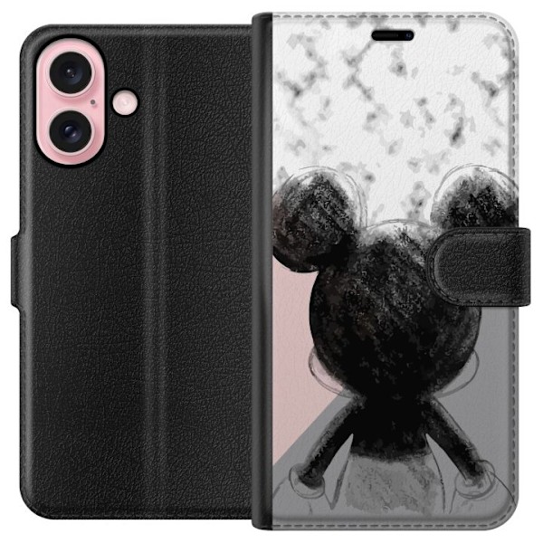 Apple iPhone 16 Tegnebogsetui Minnie Mus