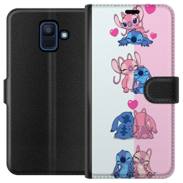 Samsung Galaxy A6 (2018) Plånboksfodral Lilo & Stitch