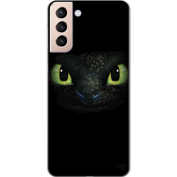 Samsung Galaxy S21 Genomskinligt Skal How to Train Your Dragon (Draktränaren)