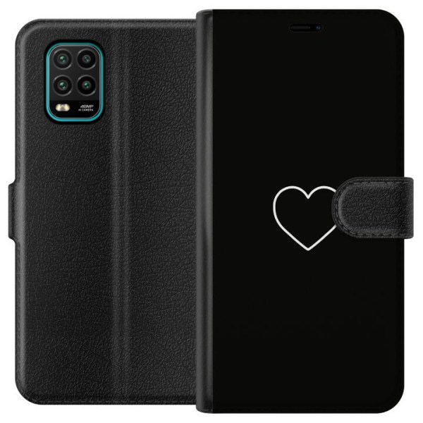 Xiaomi Mi 10 Lite 5G Plånboksfodral Hjärta