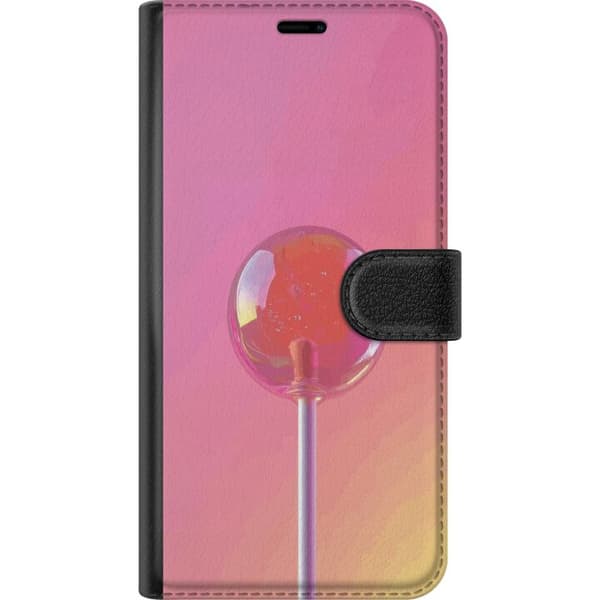 Kompatibel Tegnebogsetui til Apple iPhone 7 Blank lyserød pinde mod blød pastelbaggrund pink