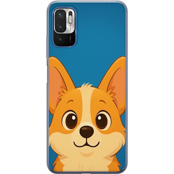 Xiaomi Redmi Note 10 5G Genomskinligt Skal Hello Corgi