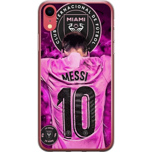 Apple iPhone XR Läpinäkyvä kuori Messi