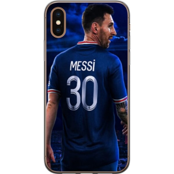 Apple iPhone X Läpinäkyvä kuori Lionel Messi