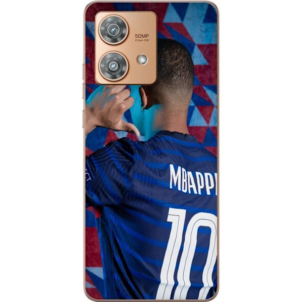 Motorola Edge 40 Neo Läpinäkyvä kuori Kylian Mbappé