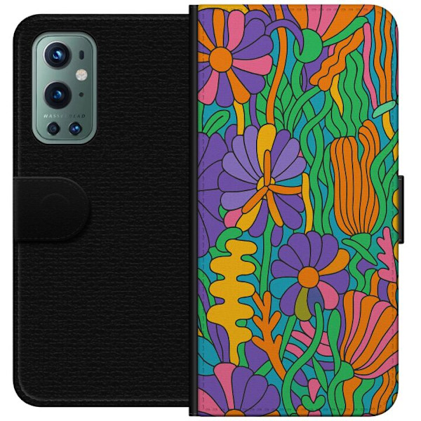 OnePlus 9 Pro Tegnebogsetui Farveeksplosion