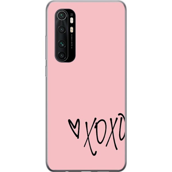 Xiaomi Mi Note 10 Lite Läpinäkyvä kuori XOXOXO