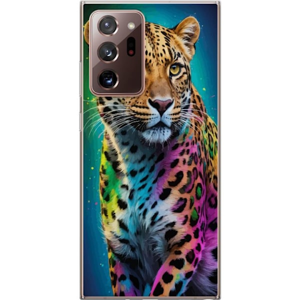 Samsung Galaxy Note20 Ultra Genomskinligt Skal Leopard