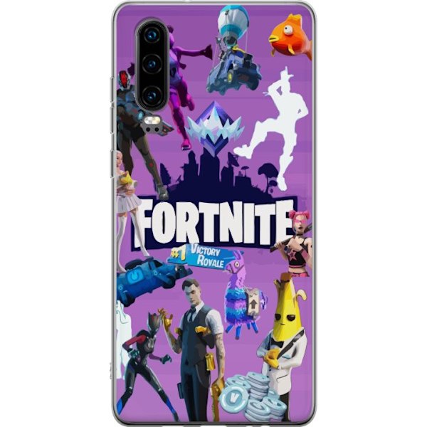 Huawei P30 Läpinäkyvä kuori Fortnite