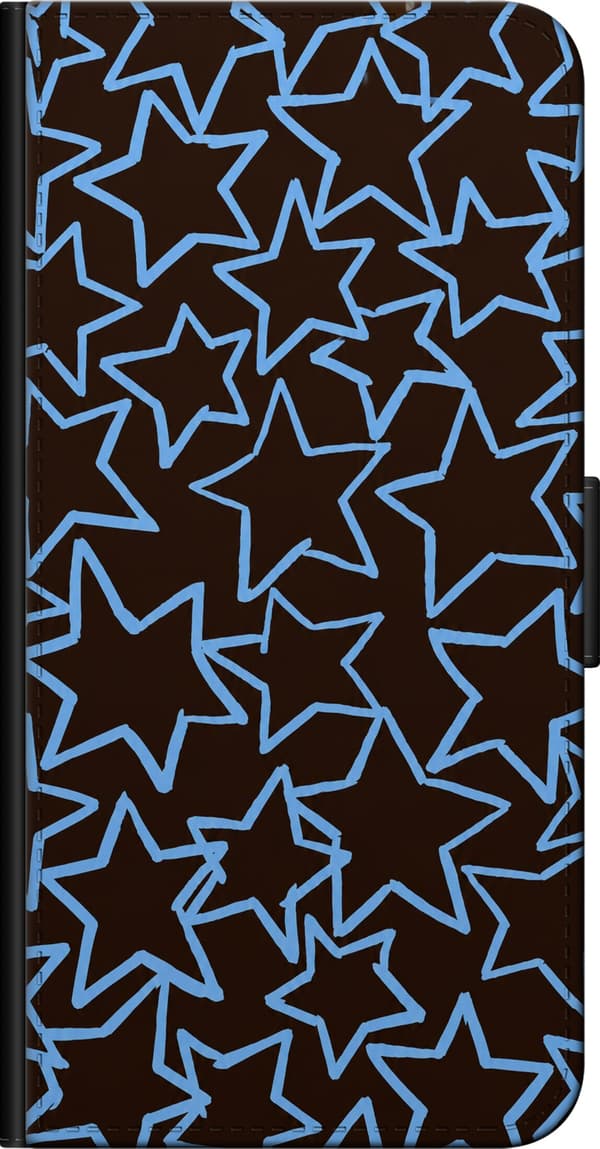 Kompatibel Tegnebogsetui til OnePlus 9 Pro Brun stjernegrafik brun