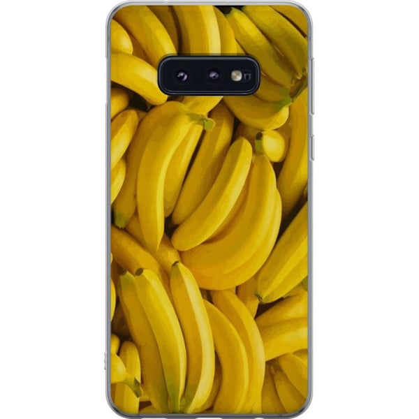 Samsung Galaxy S10e Genomskinligt Skal Banana Pattern – lekf