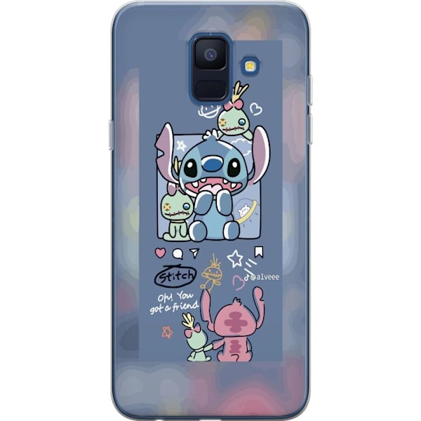 Samsung Galaxy A6 (2018) Gennemsigtig cover Stitch Venner