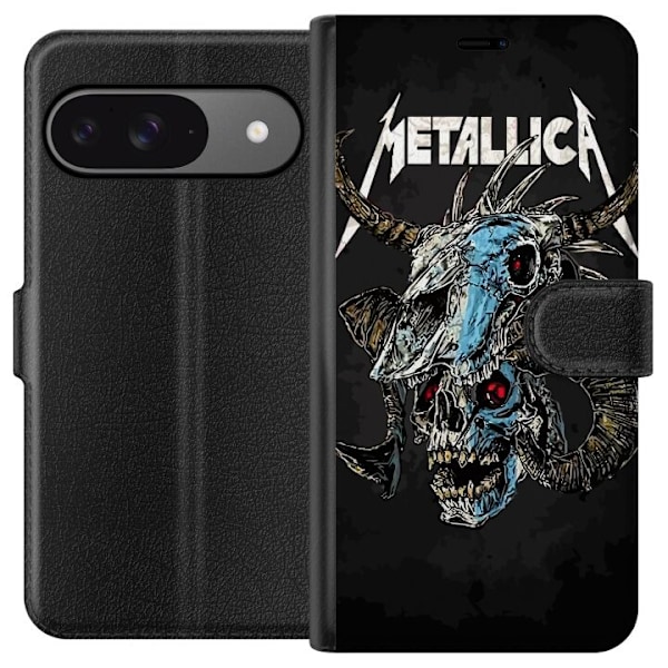 Google Pixel 9 Pro Lompakkokotelo Metallica