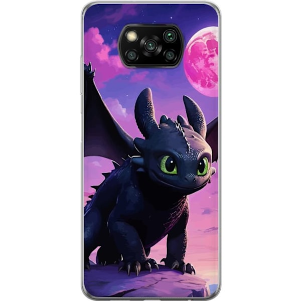 Xiaomi Poco X3 NFC Genomskinligt Skal How to Train Your Dragon (Draktränaren)