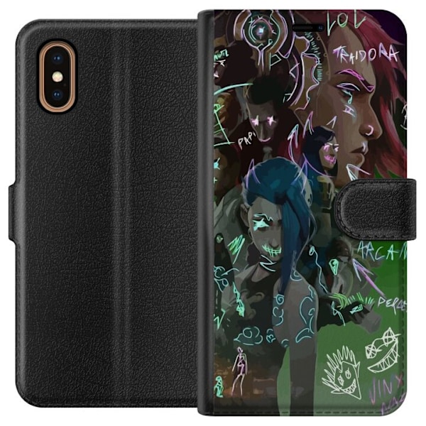 Apple iPhone XS Max Plånboksfodral Arcane, League of Legends