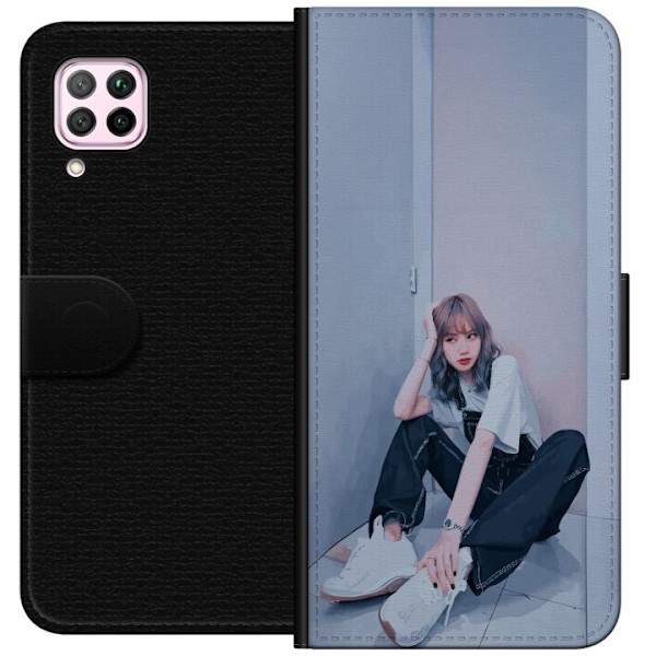 Huawei P40 lite Tegnebogsetui Lisa from Blackpink – K-pop St