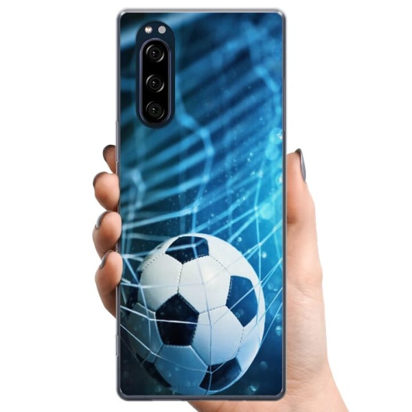 Sony Xperia 5 TPU Mobilcover VM Fodbold 2018
