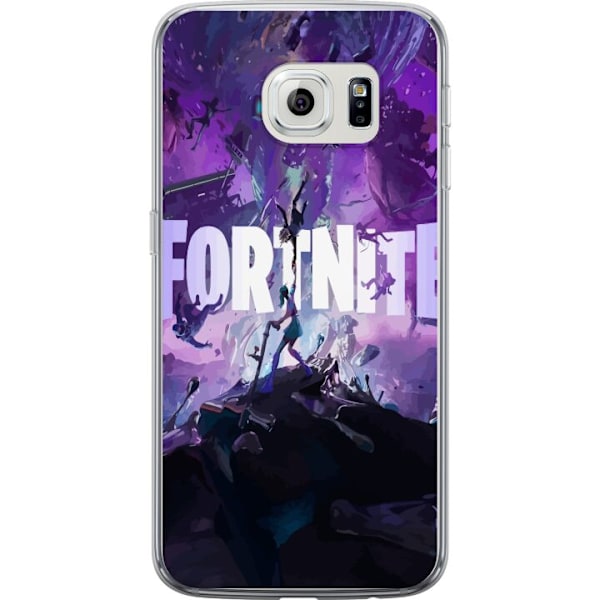 Samsung Galaxy S6 edge Läpinäkyvä kuori Fortnite