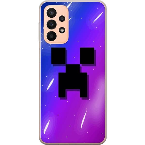 Kompatibelt Mobildeksel til Samsung Galaxy A23 Minecraft