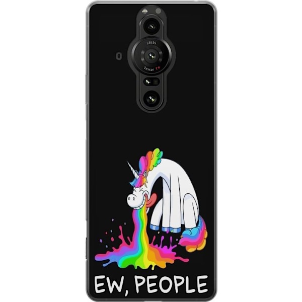 Sony Xperia Pro-I Gennemsigtig cover EW People Unicorn