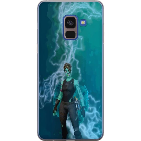 Samsung Galaxy A8 (2018) Gennemsigtig cover Fortnite - Ghoul T