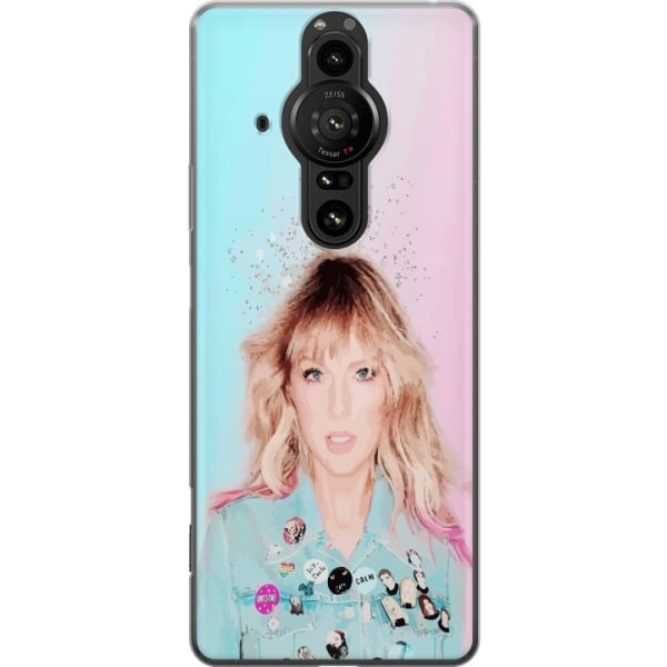 Sony Xperia Pro-I Läpinäkyvä kuori Taylor Swift Runous
