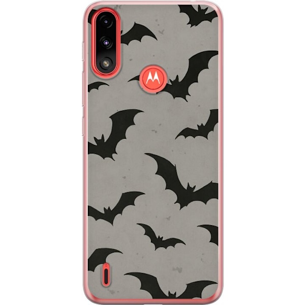 Motorola Moto E7 Power Gjennomsiktig deksel Flutterprint