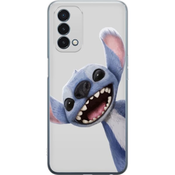 OnePlus Nord N200 5G Läpinäkyvä kuori Stitch liikkeessä - Kawaii-suunnittelu faneille ja lapsille