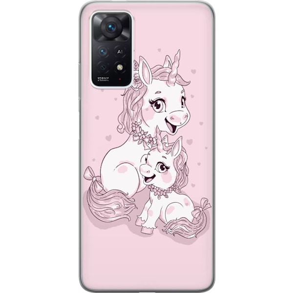 Xiaomi Redmi Note 11 Pro Genomskinligt Skal Enhörning