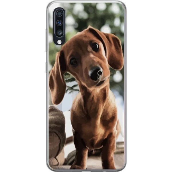 Samsung Galaxy A70 Gjennomsiktig deksel Yngre Hund