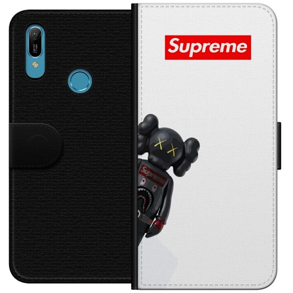 Huawei Y6 (2019) Lommeboketui KAWS Supreme