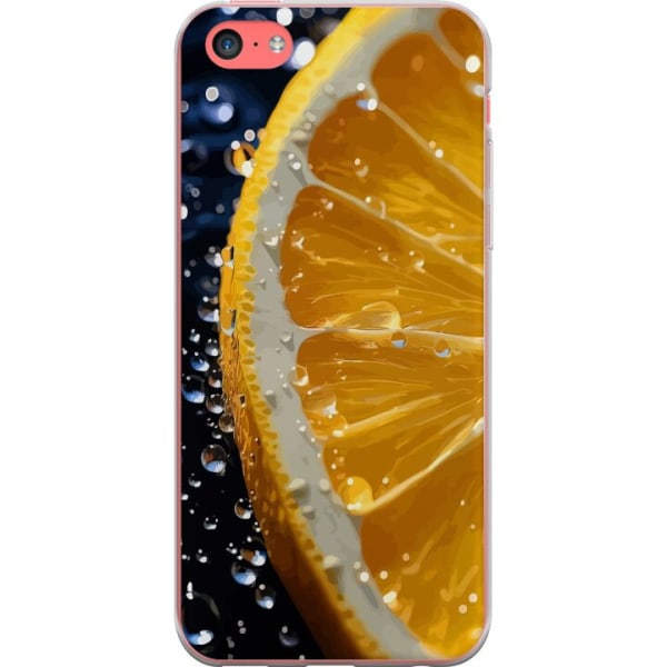 Apple iPhone 5c Genomskinligt Skal Apelsin