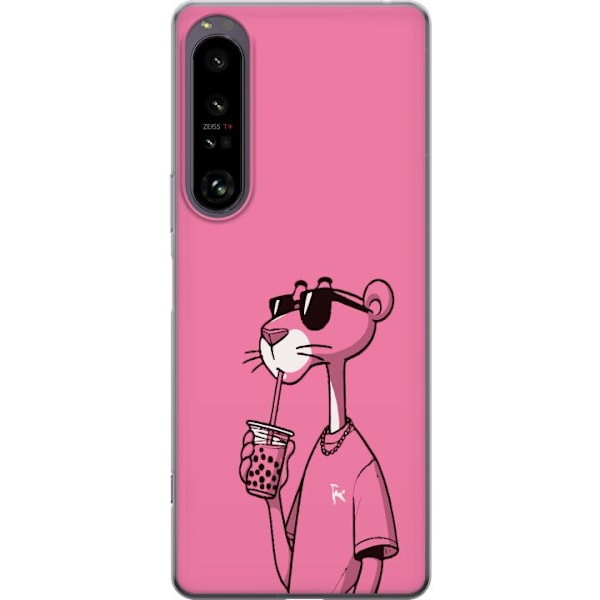 Sony Xperia 1 IV Gennemsigtig cover Pink Panther Drink