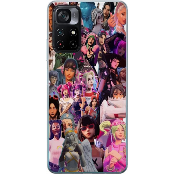 Xiaomi Poco M4 Pro 5G Gennemsigtig cover Harley Quinn