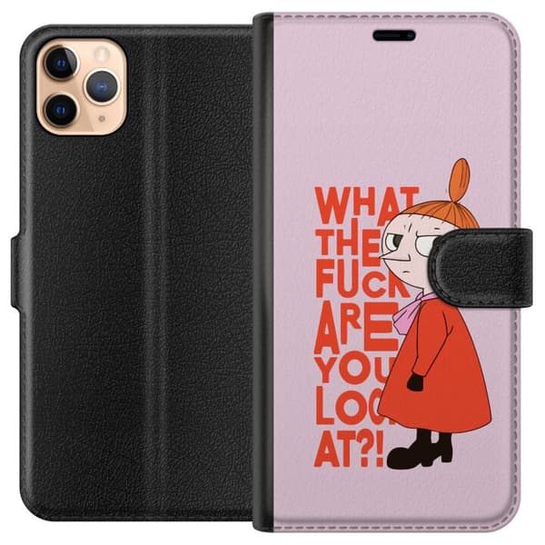 Kompatibel Tegnebogsetui til Apple iPhone 11 Pro Max Lilla My Förvånad pink