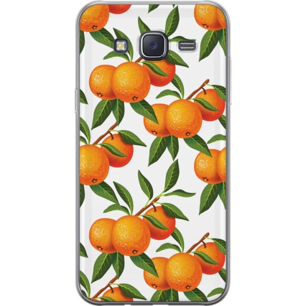 Samsung Galaxy J5 Deksel / Mobildeksel - Appelsin