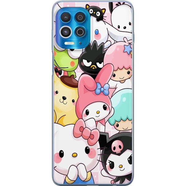 Motorola Edge S Genomskinligt Skal Kawaii Sanrio Crew