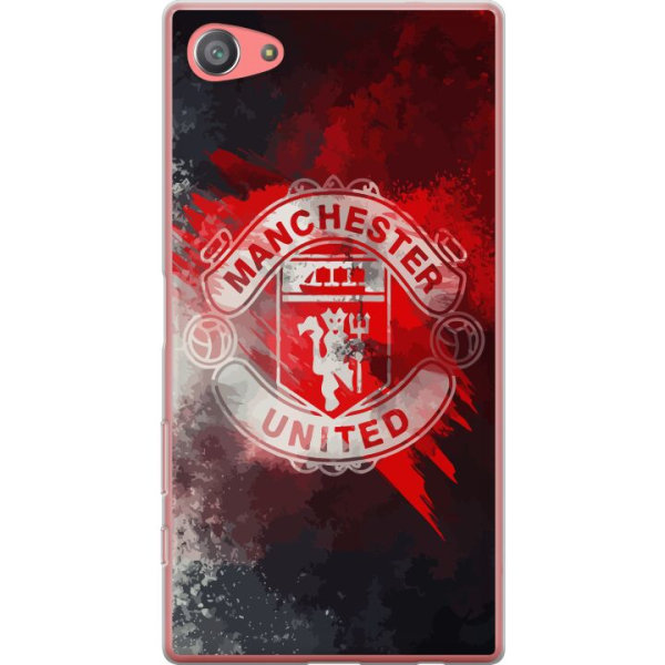 Sony Xperia Z5 Compact Gennemsigtig cover Manchester United