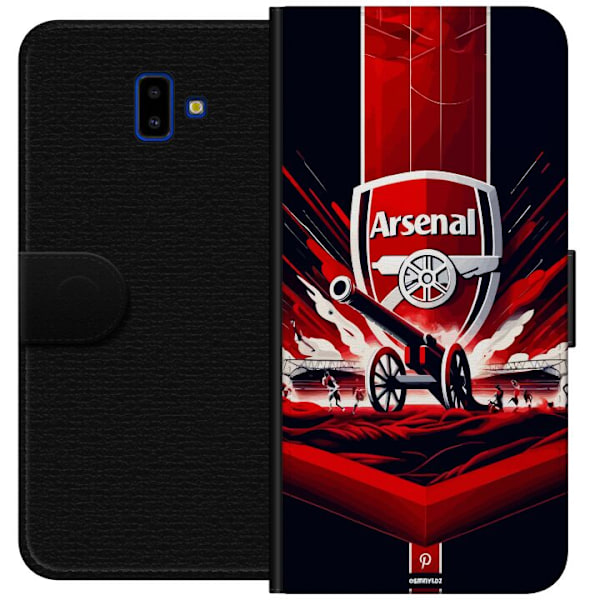 Samsung Galaxy J6+ Tegnebogsetui Arsenal