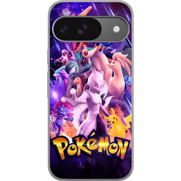 Google Pixel 9 Gennemsigtig cover Pokémon