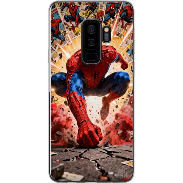 Kompatibelt Mobilskal till Samsung Galaxy S9+ Spider Man action