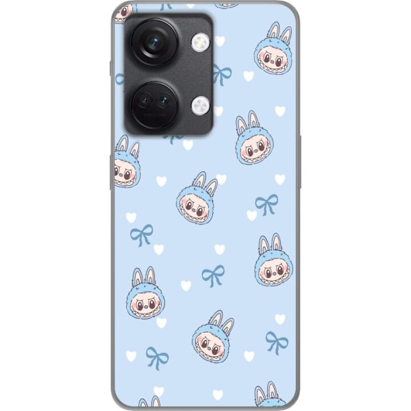 OnePlus Nord 3 Läpinäkyvä kuori Labubu Tuli Henki
