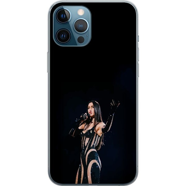 Apple iPhone 12 Pro Max Läpinäkyvä kuori Dua Lipa – Pop Star Aesthetic